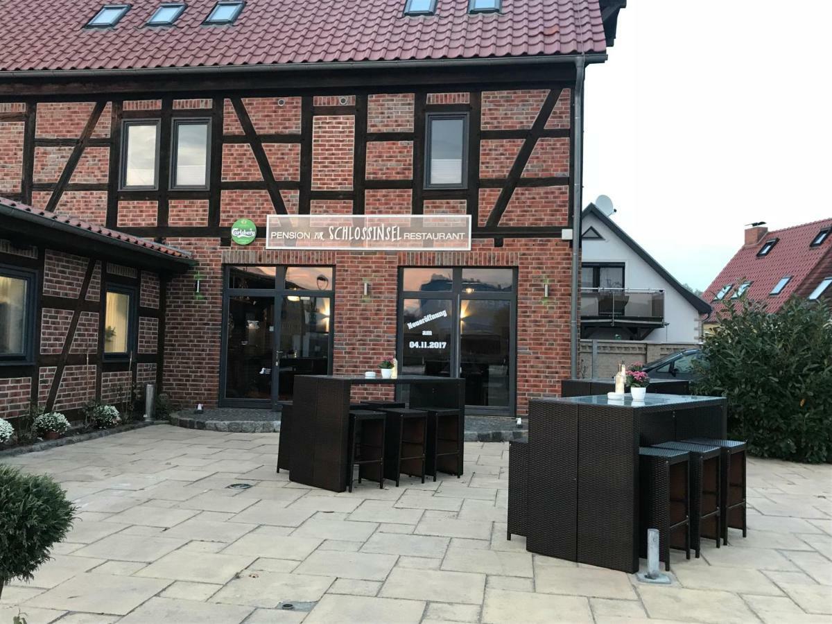 Zur Schlossinsel Hotel Wolgast Bagian luar foto